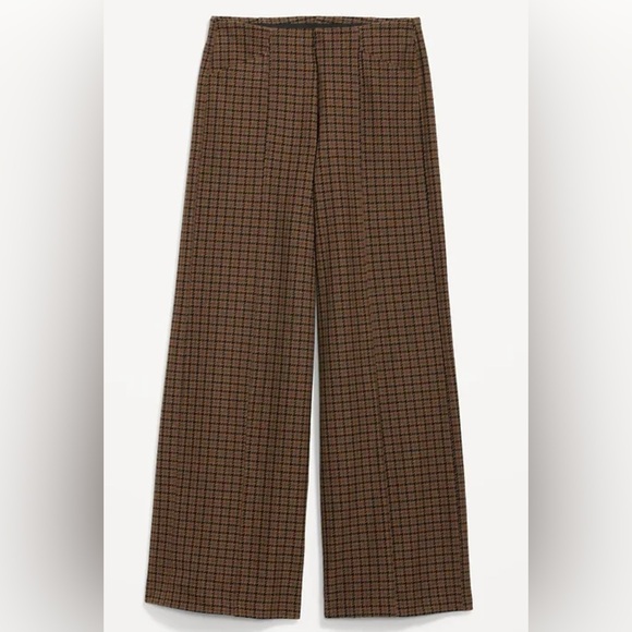 Wide leg houndstooth pants - Picture 5 of 8